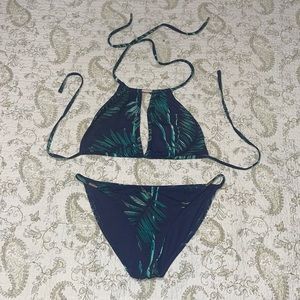 Topshop Tropical Bathing Suit